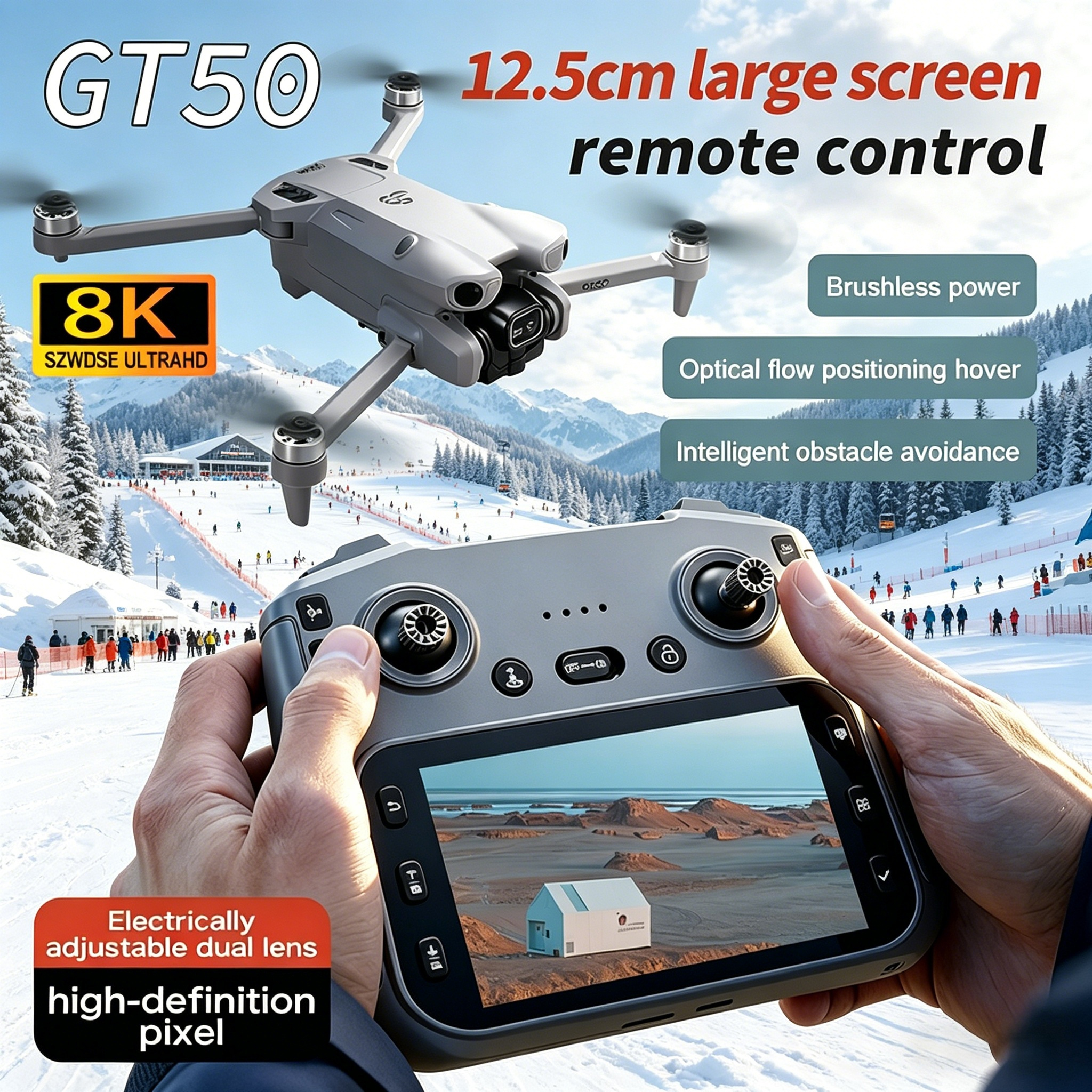 Drone Camera Professional - GT50 PRO MIni 5 pro RC