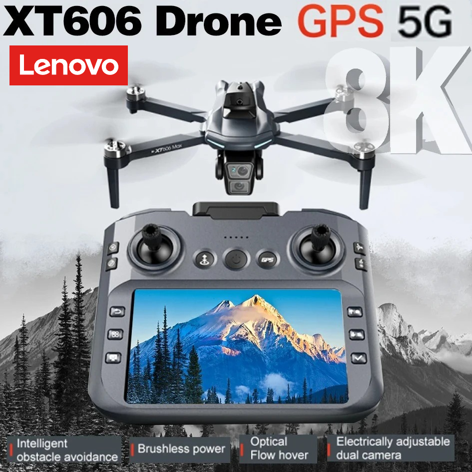 Lenovo XT606 Drone Professiona - Drone Camera Thermal ulasan dan harga