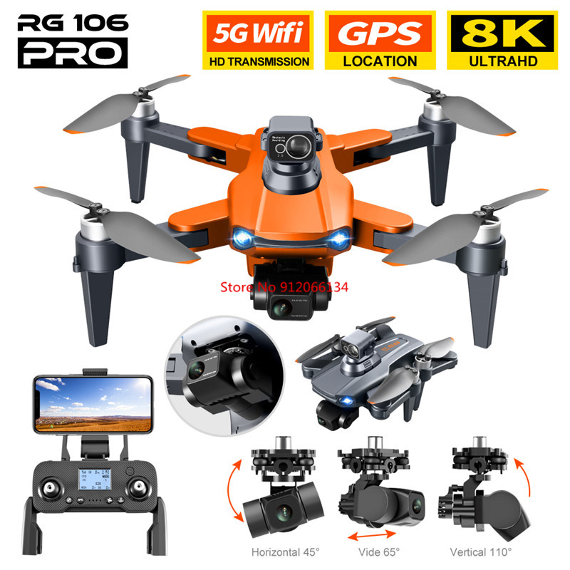 8K ESC Camera GPS Obstacle Avo - Drone Camera With Gimbal ulasan dan harga
