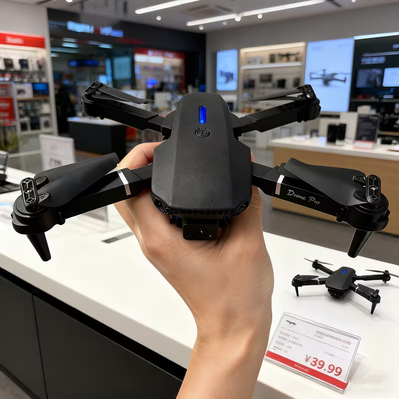 New E88Pro RC Drone 4K Profess - Drone Camera Wide Angle ulasan dan harga