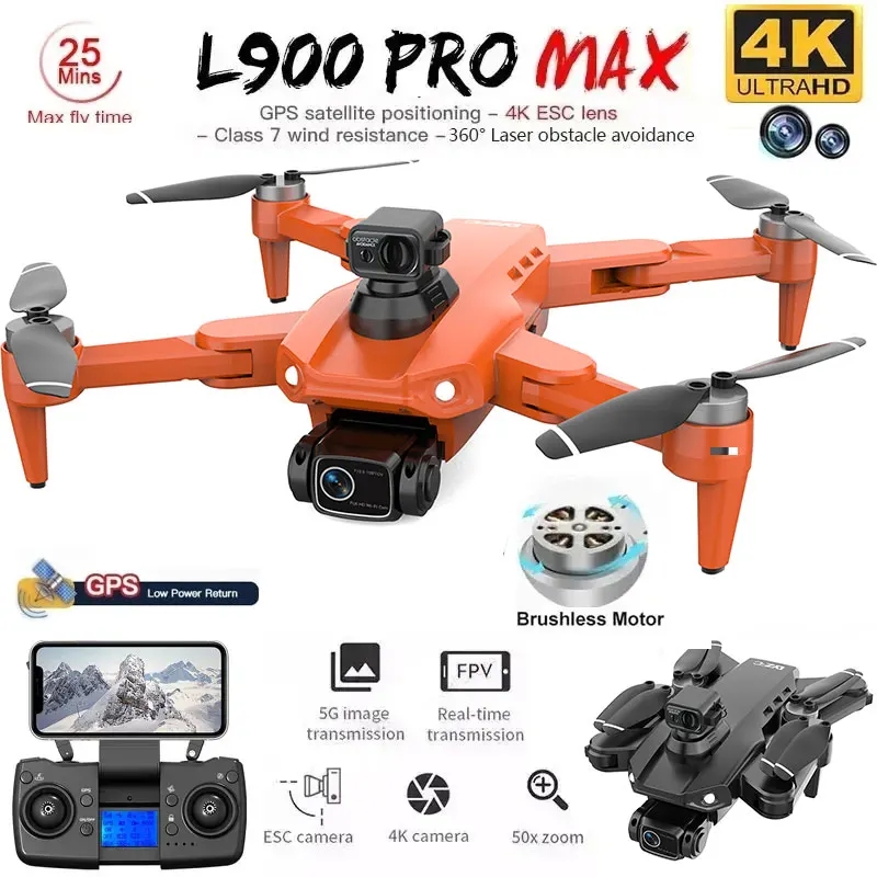 L900 Pro MAX GPS Drone 4K Prof - Drone Camera 4K ulasan dan harga