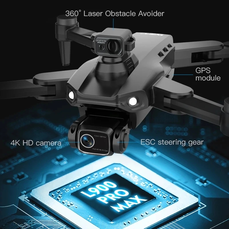 L900 Pro MAX GPS Drone 4K Prof - Drone Camera 4K ulasan dan harga