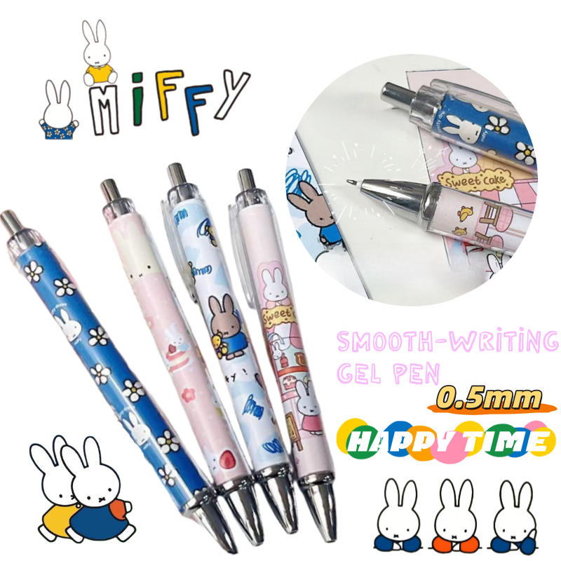 New Miffy Rabbit Press Gel Pen - Drone Camera Stabilized ulasan dan harga