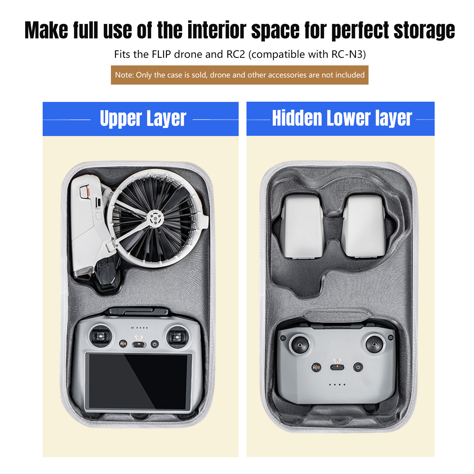 Carrying Case For DJI Flip All - Drone Camera Vlog ulasan dan harga
