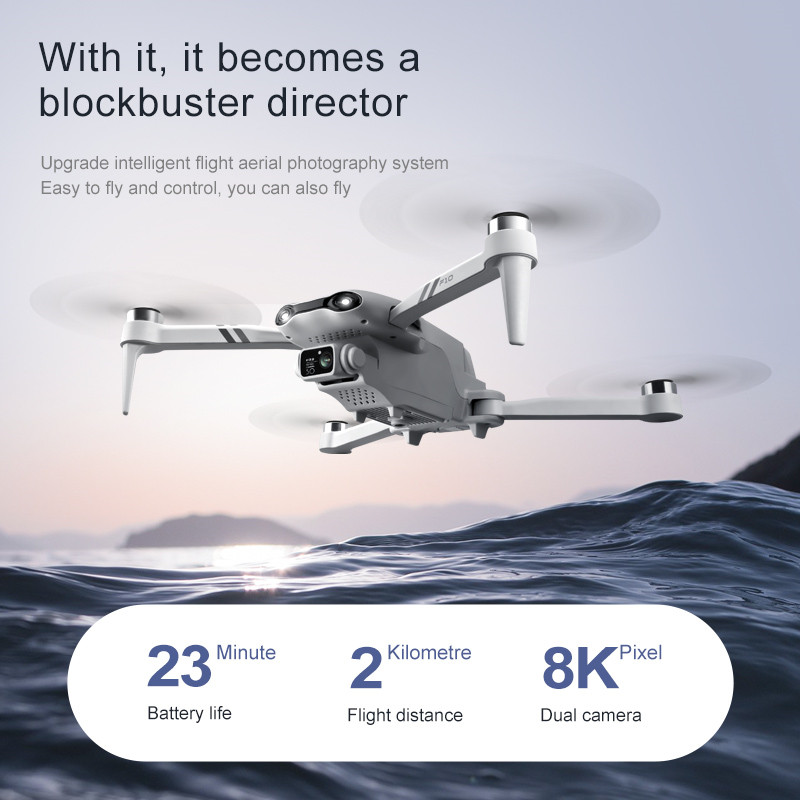 F10 RC Drone 8K Professinal Wi - Drone Camera Wide Angle ulasan dan harga