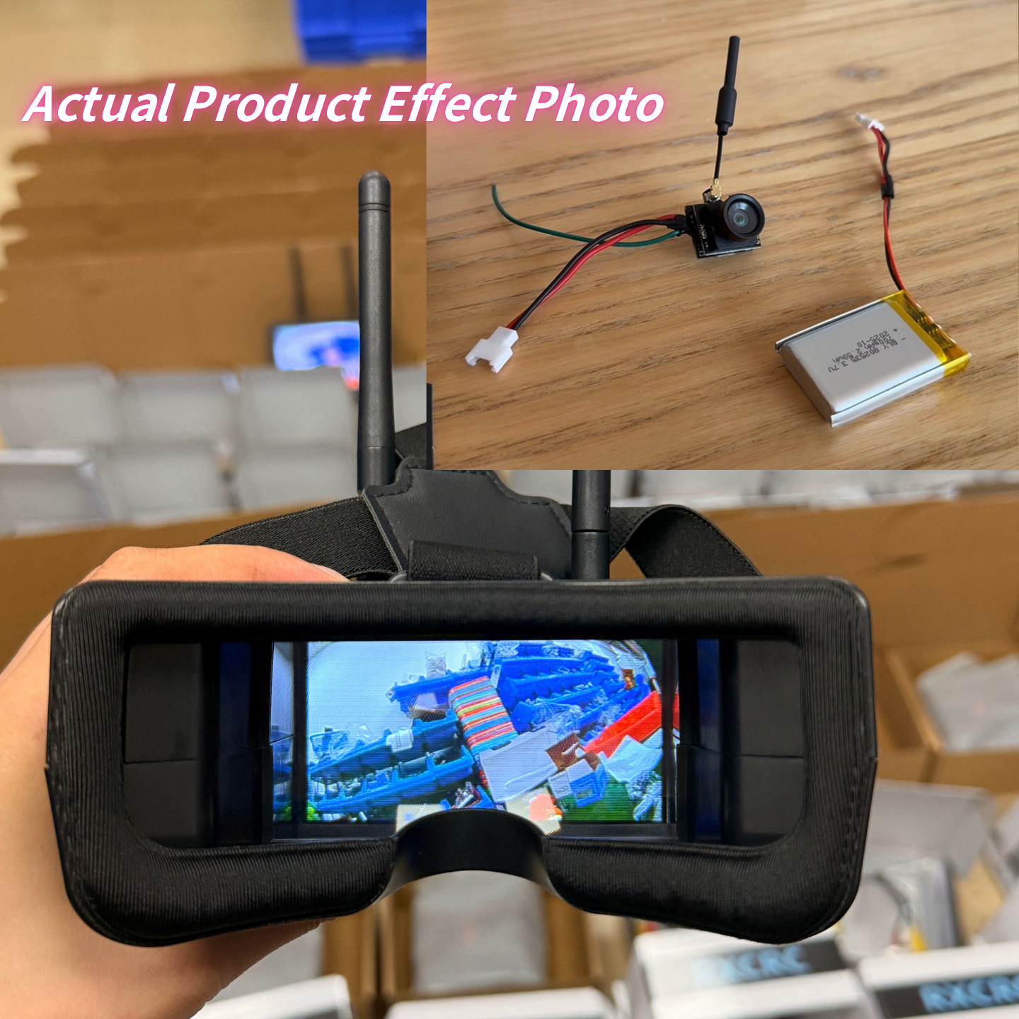 Slonwake 5.8G 48CH 200mW FPV D - Drone Camera Wide Angle ulasan dan harga