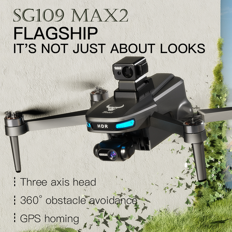 SG109 MAX2 Professional FPV 8K - Drone Camera With Gimbal ulasan dan harga