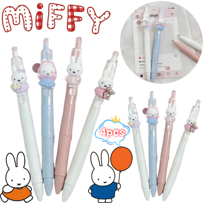 Miffy 4 Gel Pen High Color Val - Drone Camera Stabilized ulasan dan harga