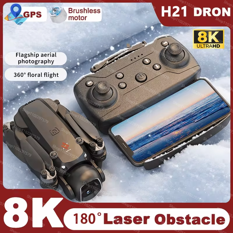 2026 NEW H21 Drone 5G GPS Prof - Drone Camera Wide Angle ulasan dan harga