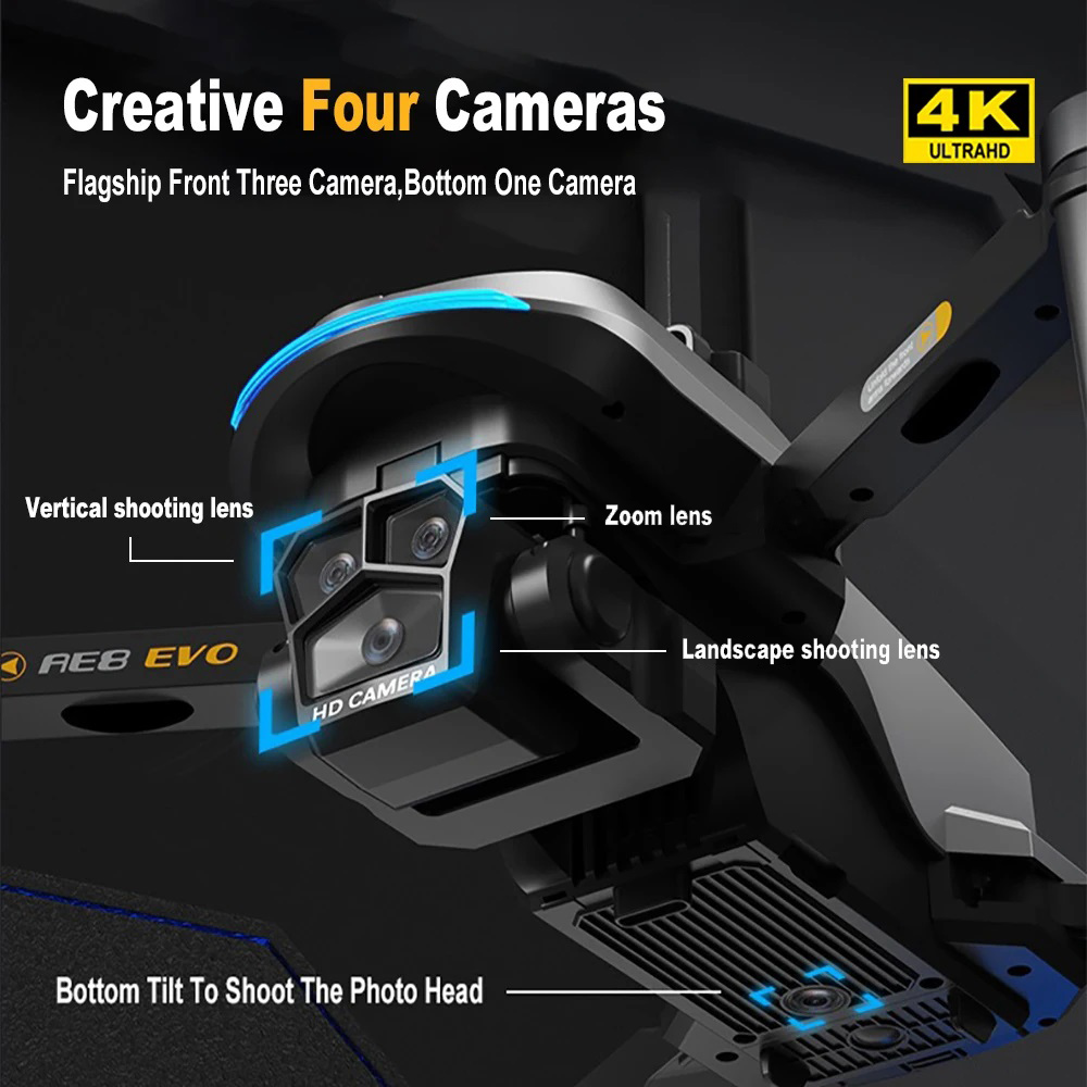 AE8 EVO Drone 4K Professional  - Drone Camera Night Vision ulasan dan harga