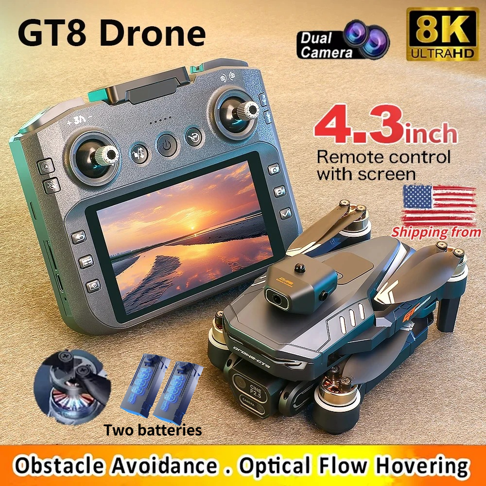 GT8 Drone 4.3inch Screen Contr - Drone Camera Vlog ulasan dan harga