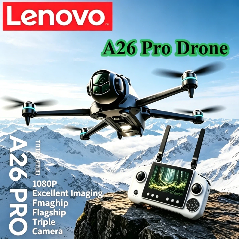 Lenovo A26 Pro 4K HD FPV Drone - Drone Camera Thermal ulasan dan harga
