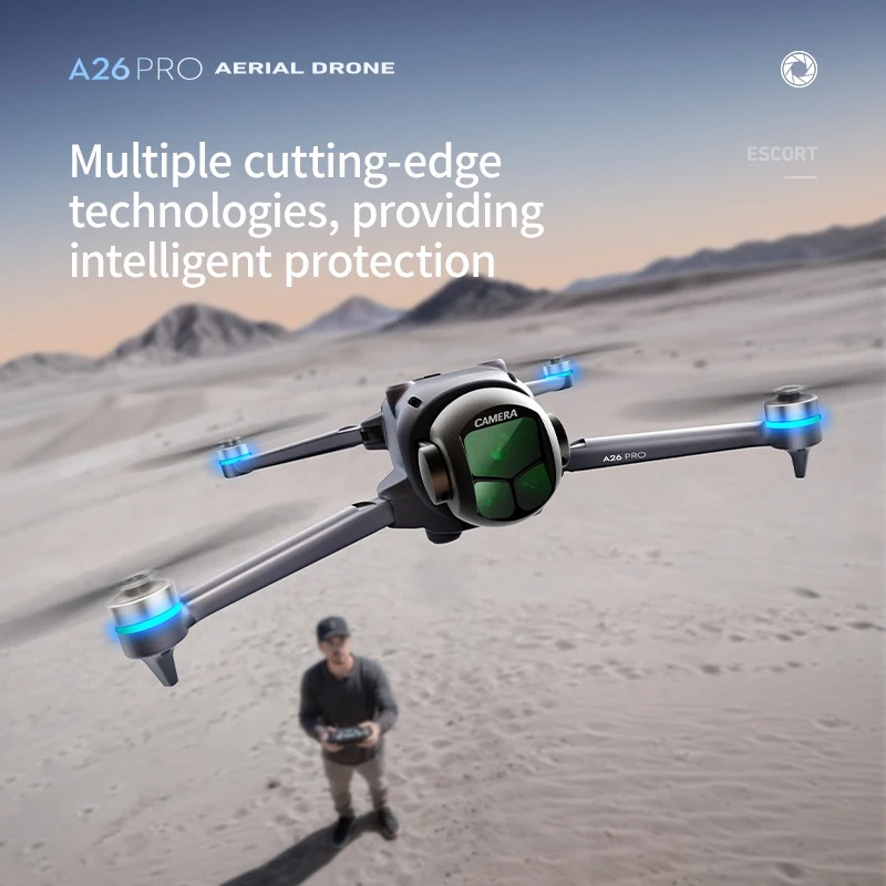 Lenovo A26 Pro 4K HD FPV Drone - Drone Camera Thermal ulasan dan harga