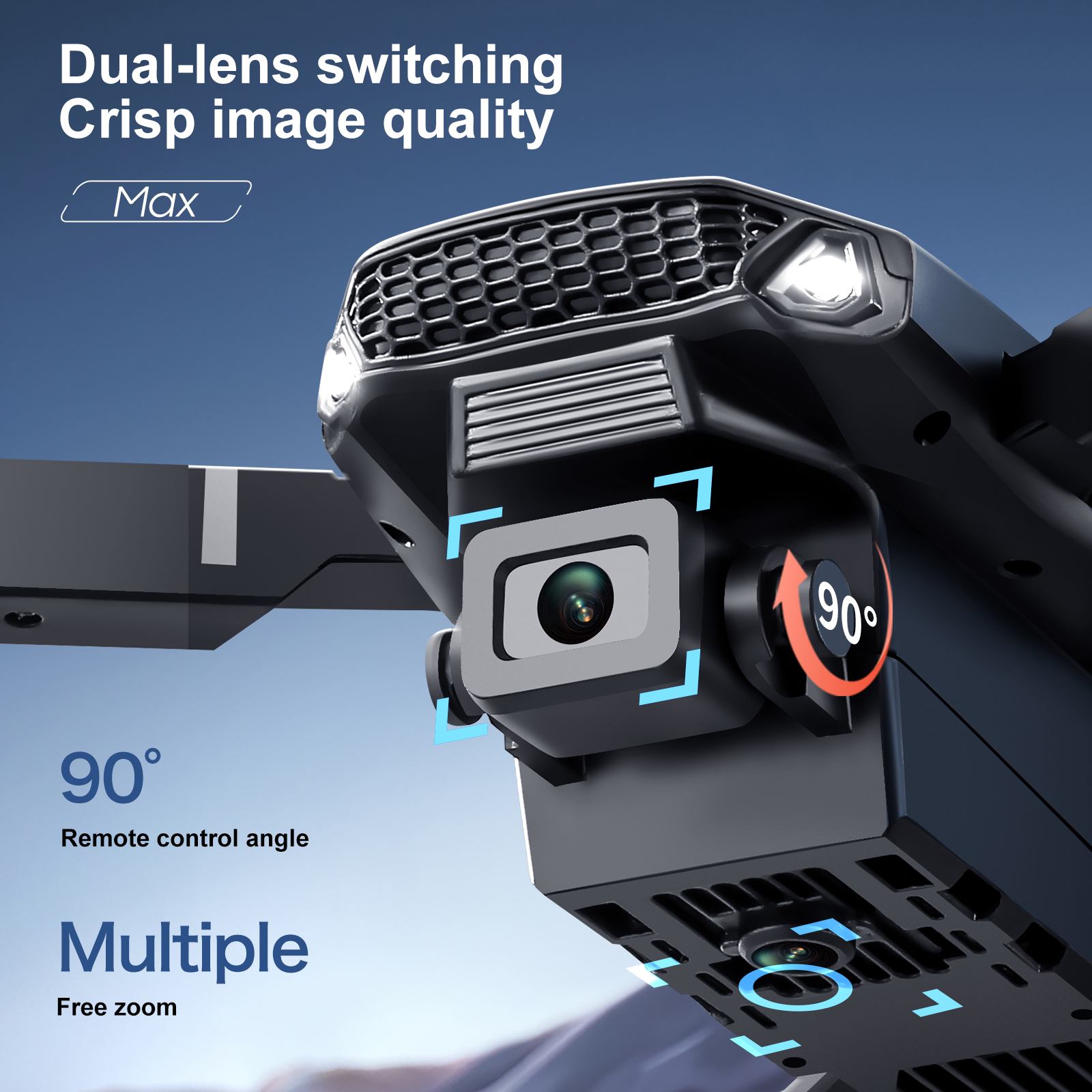 2025 New E88 E99 Upgraded Dron - Drone Camera 4K ulasan dan harga