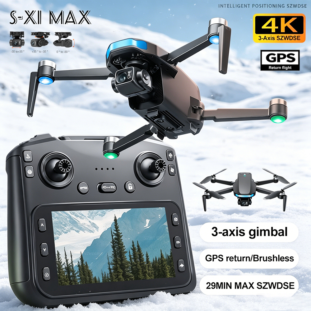 New S-X1 MAX Drone GPS 8K Prof - Drone Camera With Gimbal ulasan dan harga