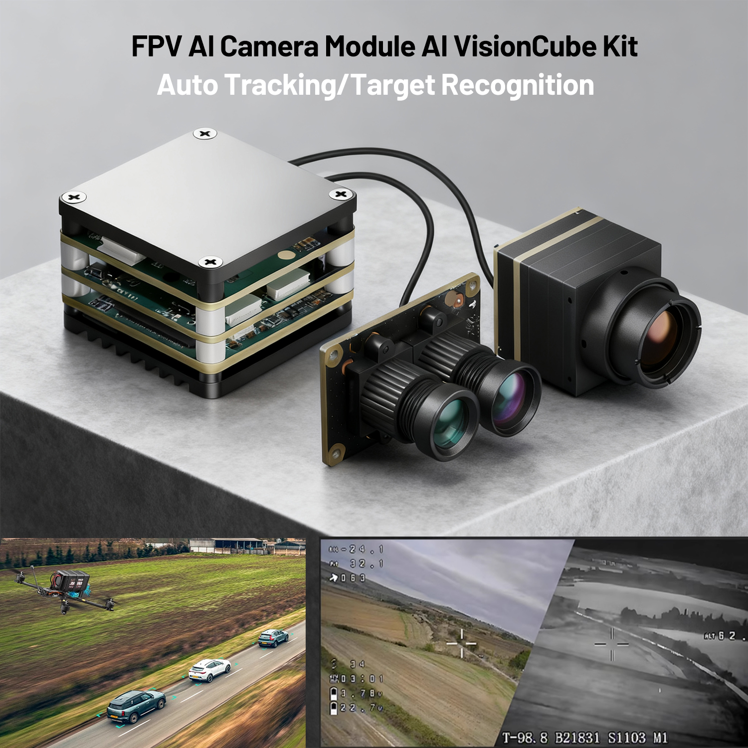 FPV AI Camera Module AI Vision - Drone Camera Thermal ulasan dan harga