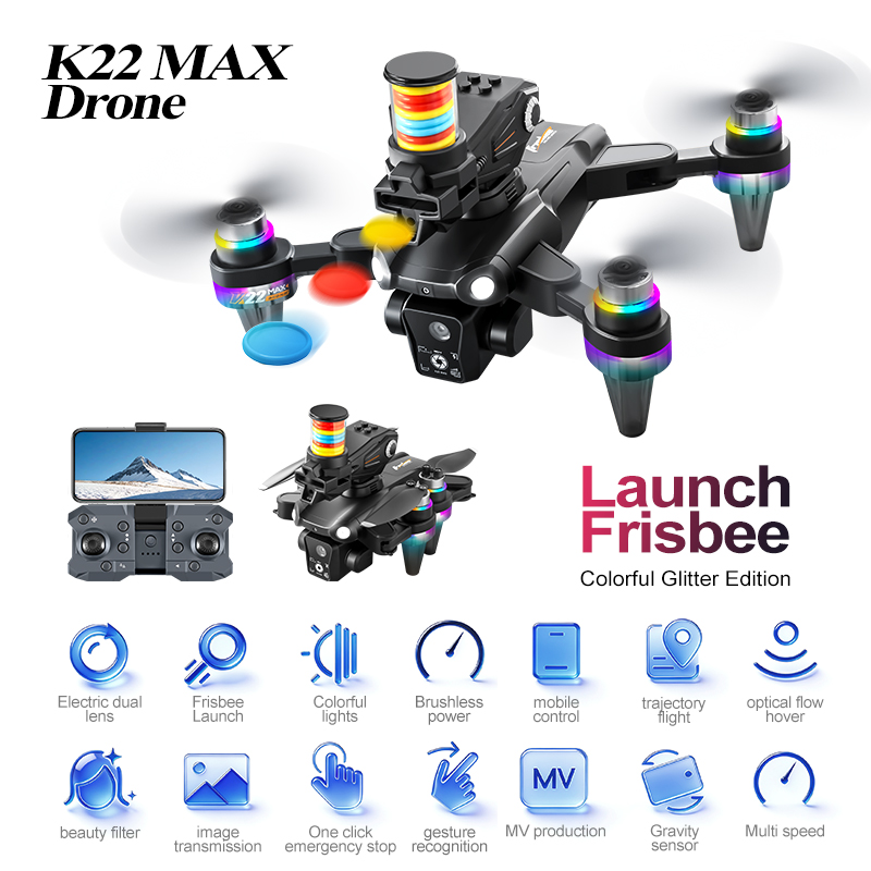 JCMO K22 MAX Frisbee Launch Dr - Drone Camera Professional ulasan dan harga